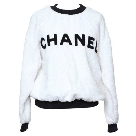 chanel knitwear|Chanel sweater black and white.